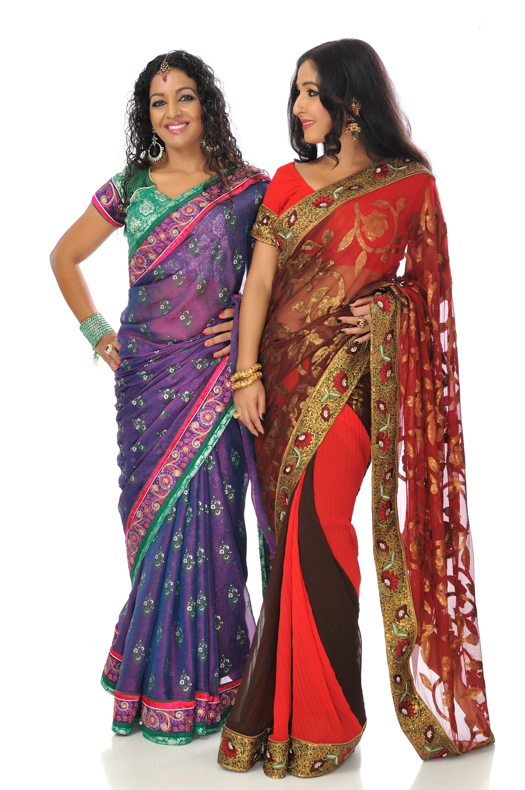 Traditional Indian saree fashion